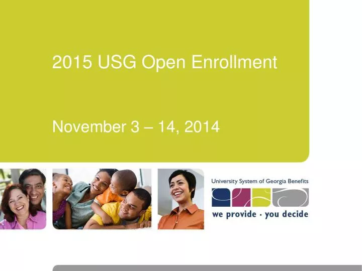 2015 usg open enrollment