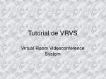 Tutorial de VRVS - slide 1
