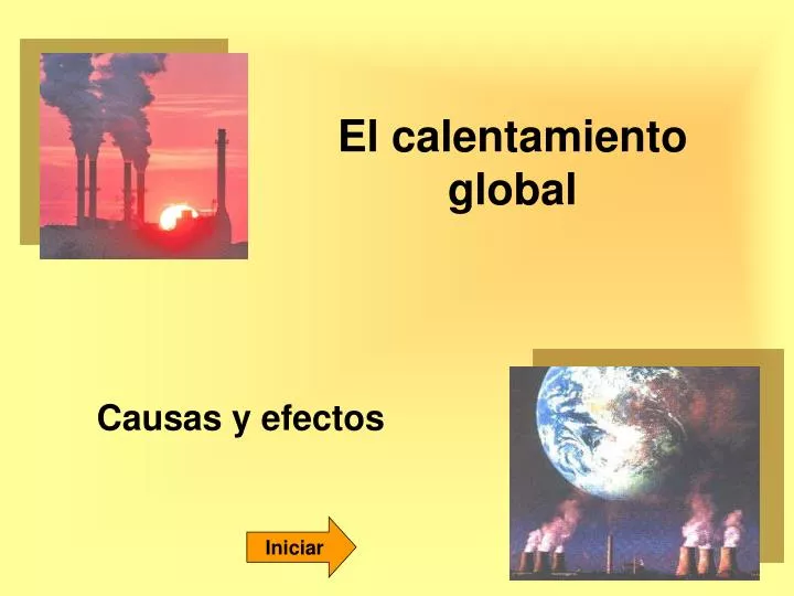 el calentamiento global