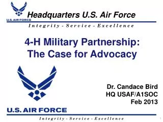 4-H Military Partnership: The Case for Advocacy