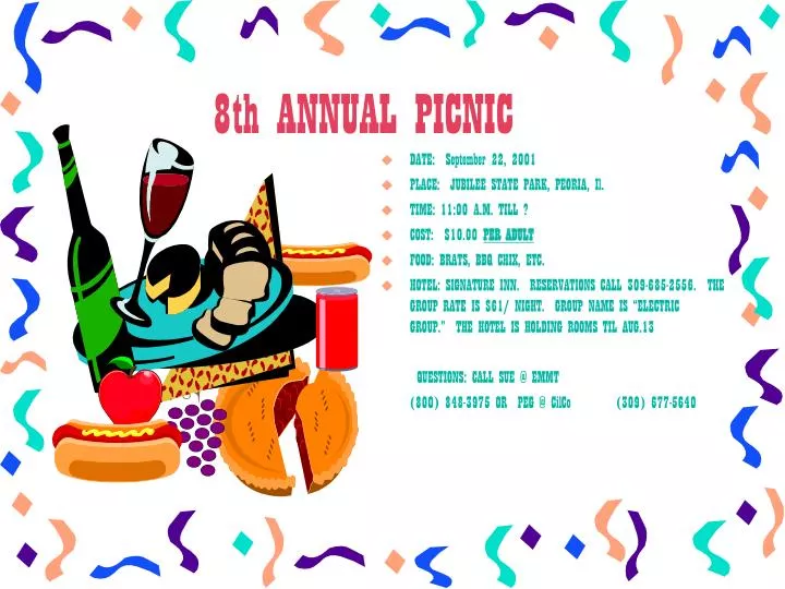 8th annual picnic