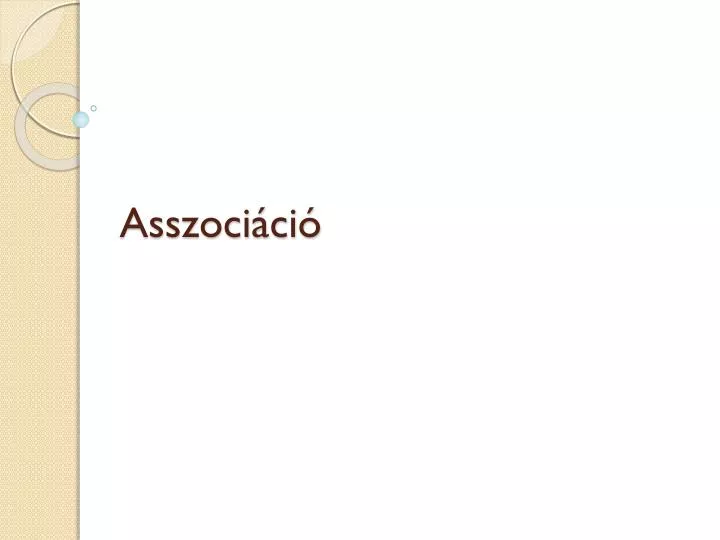 asszoci ci