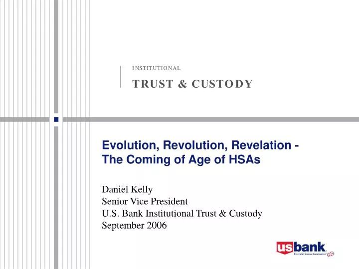 evolution revolution revelation the coming of age of hsas