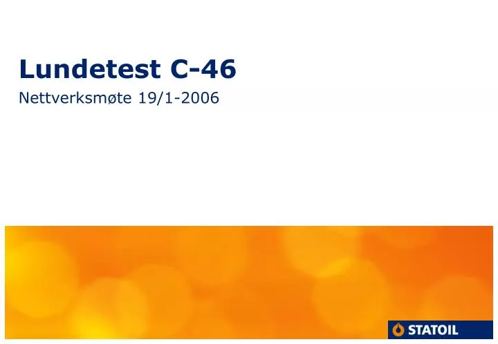 lundetest c 46
