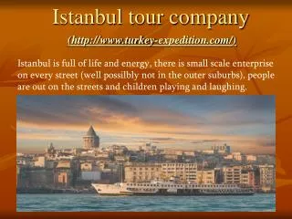 Istanbul tour company