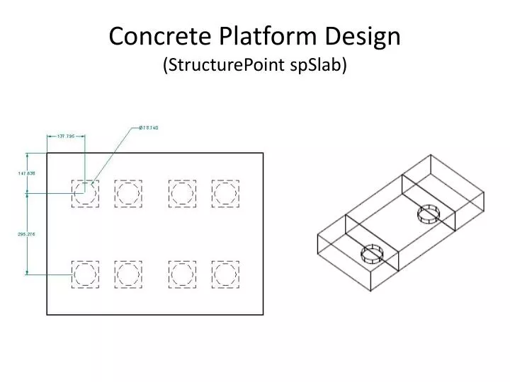 concrete platform design structurepoint spslab