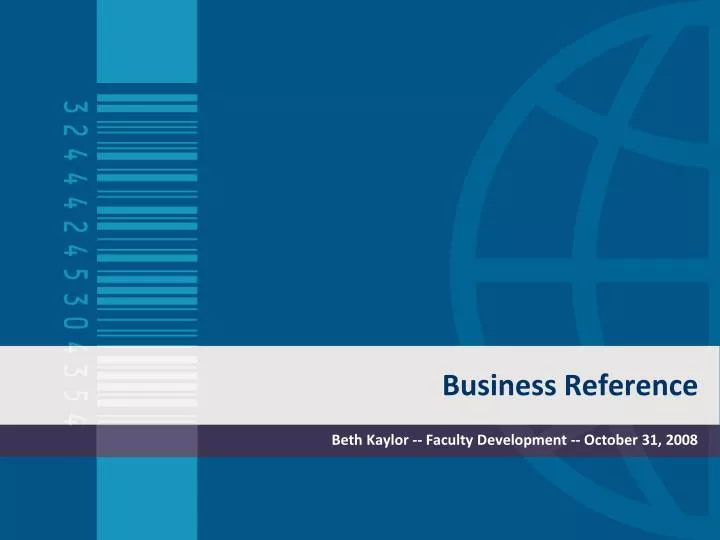 business reference