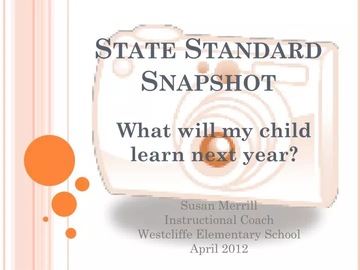 state standard snapshot