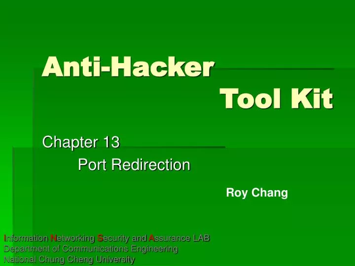 anti hacker tool kit