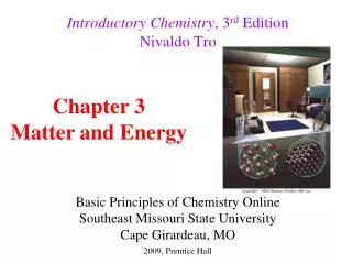 Introductory Chemistry , 3 rd Edition Nivaldo Tro