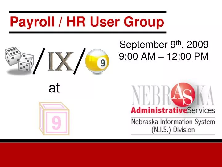payroll hr user group