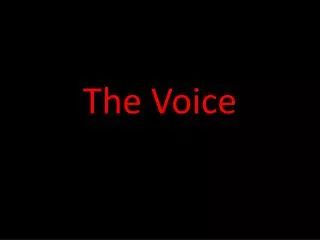 The Voice