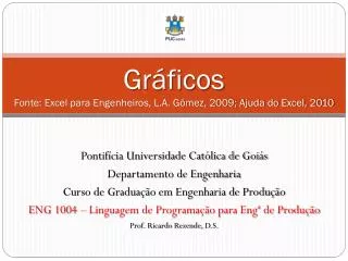 gr ficos fonte excel para engenheiros l a g mez 2009 ajuda do excel 2010