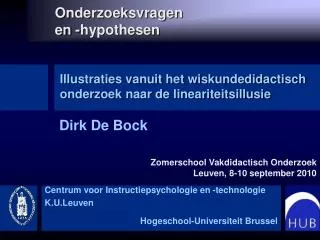 onderzoeksvragen en hypothesen