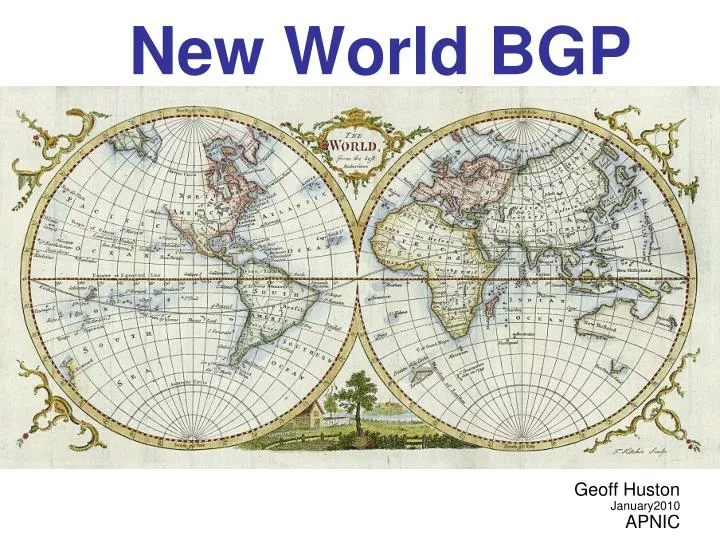 new world bgp