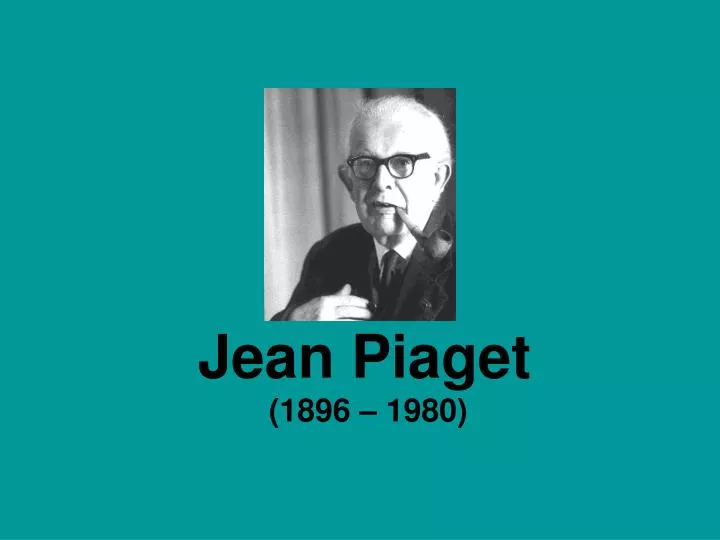 Jean Piaget e Epistemologia Genética - Psicologia da educação - Blog do  Portal Educação - Pedagogia