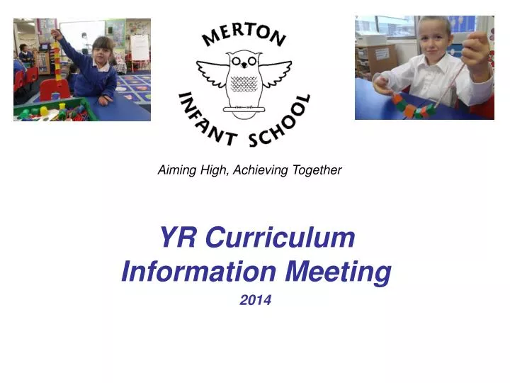 yr curriculum information meeting 2014