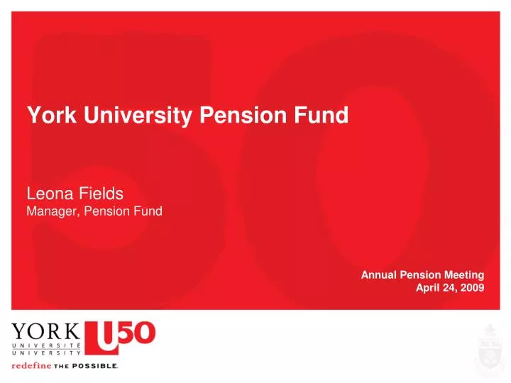 york university pension fund leona fields manager pension fund