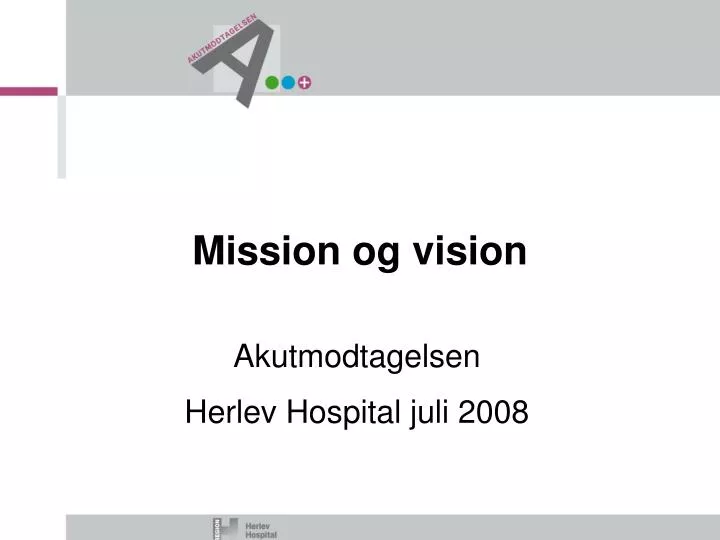 mission og vision