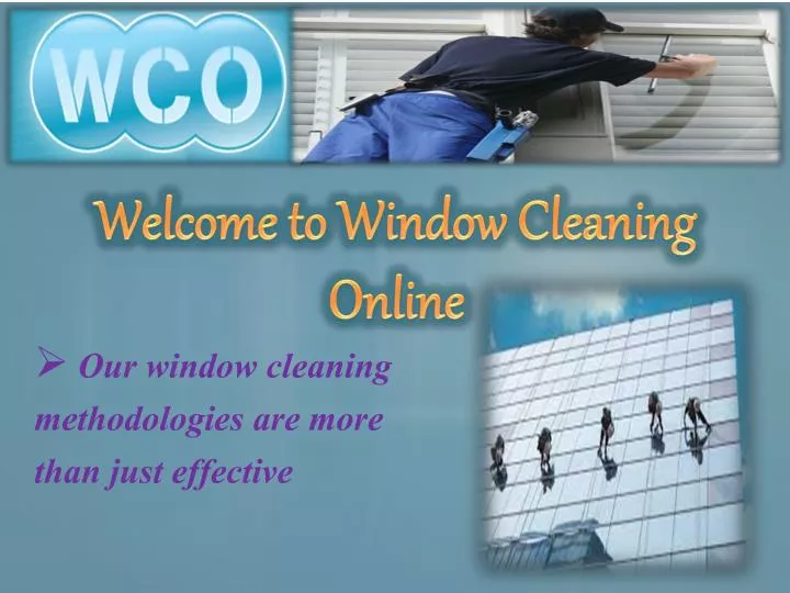 welcome to window cleaning online