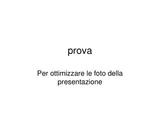 prova