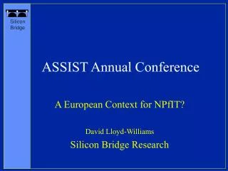 ASSIST Annual Conference