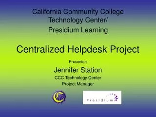 Centralized Helpdesk Project