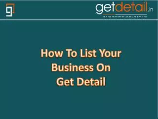 Getdetail Local Business Search Engine