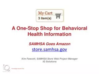 A One-Stop Shop for Behavioral Health Information