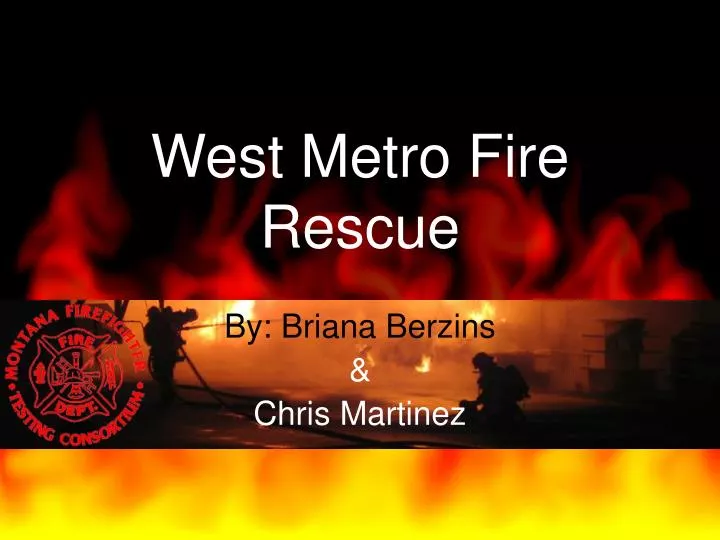 west metro fire rescue
