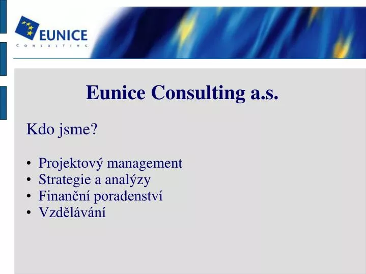 eunice consulting a s