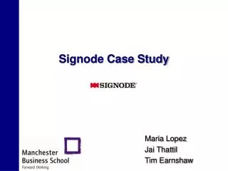 Signode Case Study