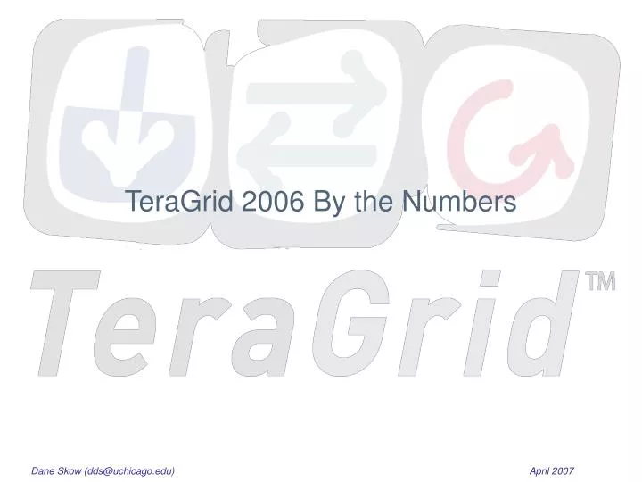 teragrid 2006 by the numbers