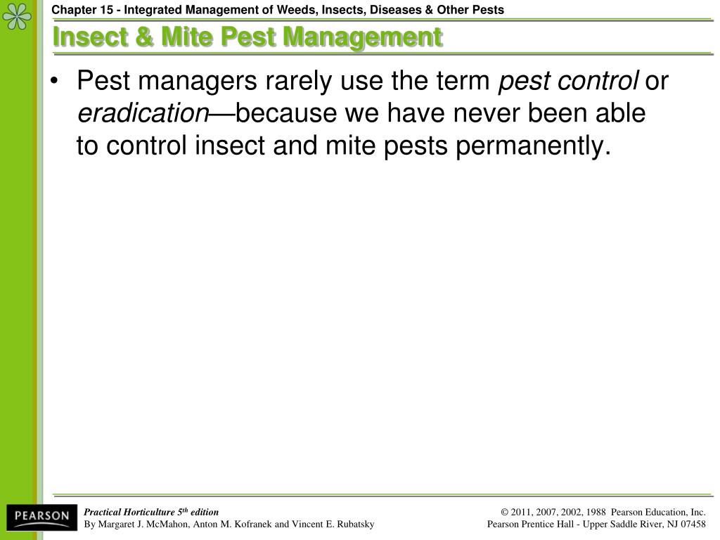 PPT - Insect & Mite Pest Management PowerPoint Presentation, free ...