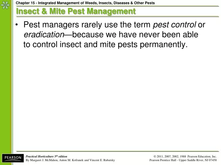 insect mite pest management