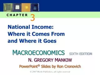 national income where it comes from and where it goes