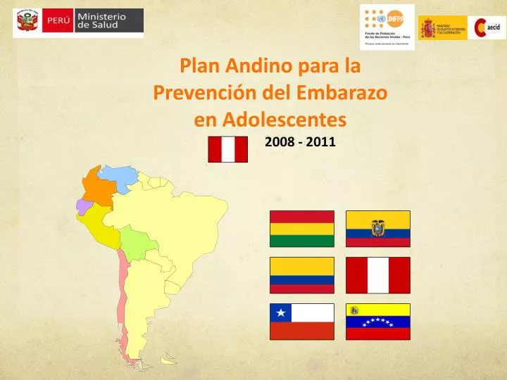 plan andino para la prevenci n del embarazo en adolescentes 2008 2011