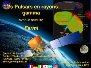 Les Pulsars gamma avec GLAST