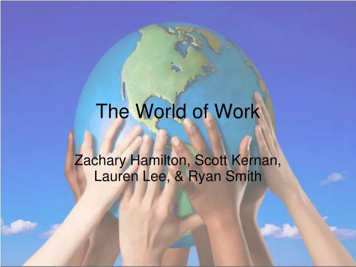 the world of work