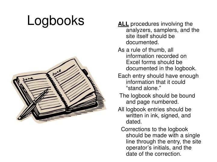 logbooks