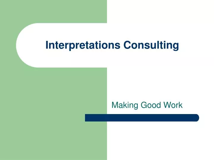 interpretations consulting