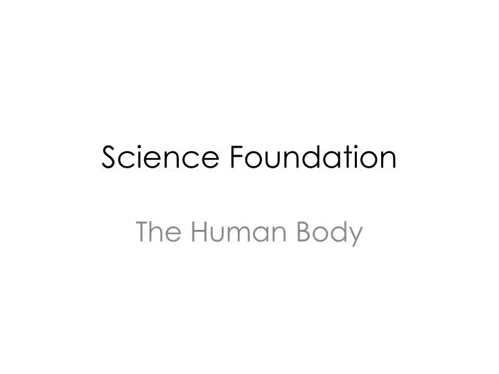 science foundation