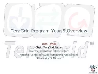 TeraGrid Program Year 5 Overview