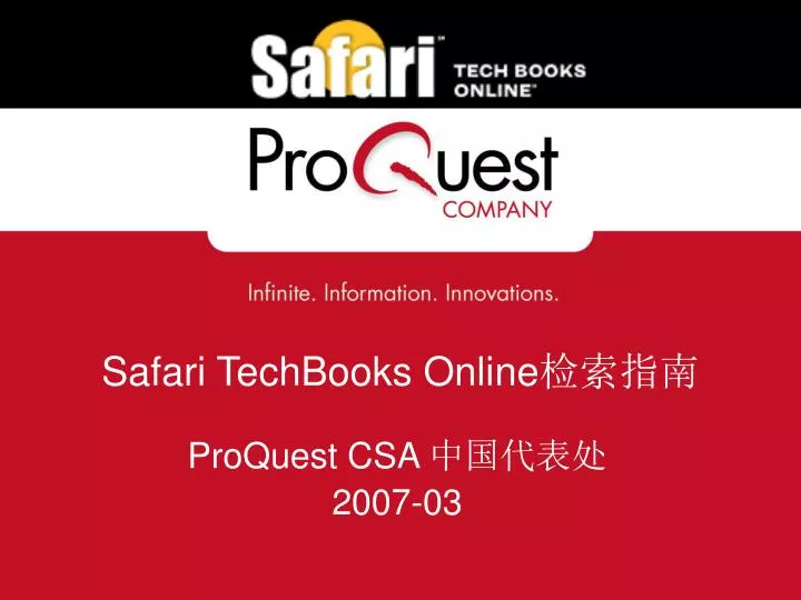 safari techbooks online