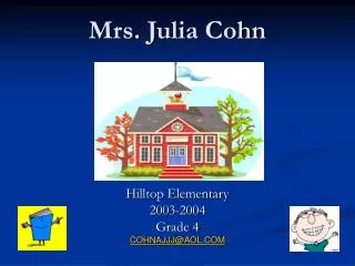 Mrs. Julia Cohn