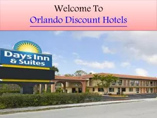 Orlando Discount Hotels