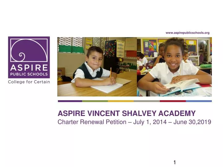 aspire vincent shalvey academy