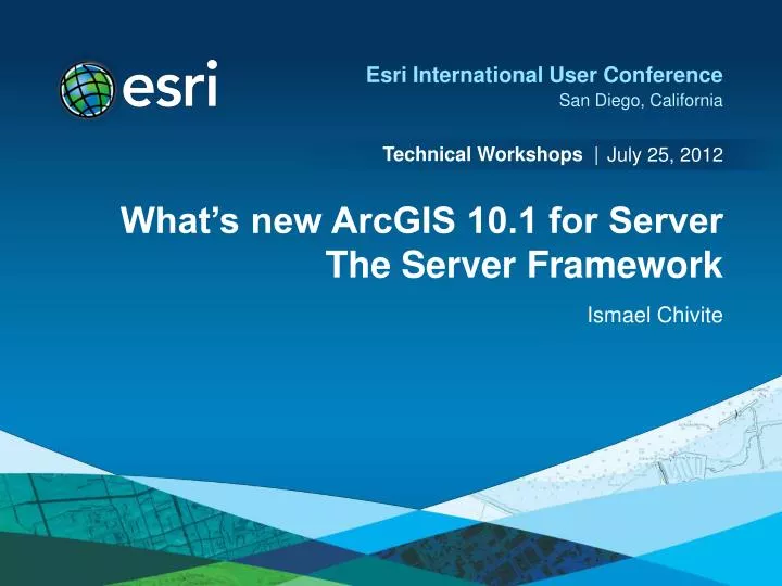 what s new arcgis 10 1 for server the server framework