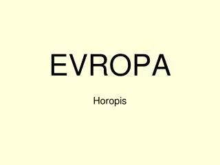 evropa