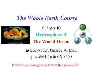 The Whole Earth Course